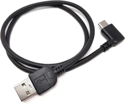 System-s Usb kabelis 3.1 Type C kampinis 30 cm