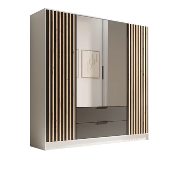 Tilting wardrobe Neri 200 with mirrors