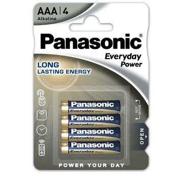 Baterijos Panasonic EVERYDAY LR03-4BP 1,5V