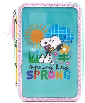 Kelioninis Cyp Brands Peanuts Snoopy triple pencil case