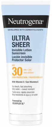 Neutrogena Ultra Sheer Loción Invisible Lotion Suscreen Spf30 200ml