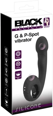 Juodas Velvets G&P-Spot Vibrato kaina