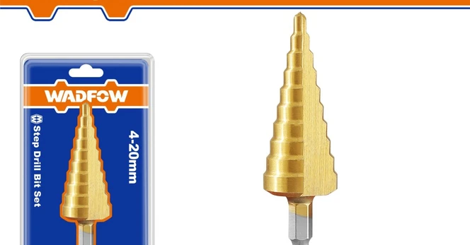 Pakopinis grąžtas WADFOW, 1/4", 4-20 mm, WJD14201