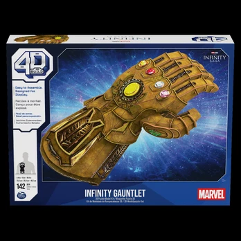Spin Master MARVEL 4D dėlionė „Begalybės pirštinė“