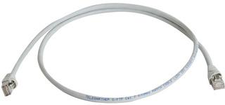Telegärtner patch cable SFTP CAT 6A pilka 1,5m