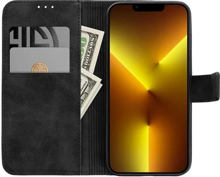 Dėklas Oem Kabura TENDER Book do IPHONE 15 Pro Max juoda