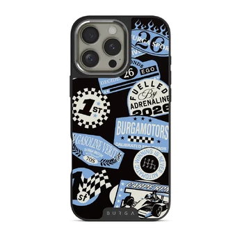 Finish Line - iPhone 16 Pro Case, Elite Dark (MagSafe) / Silver
