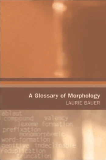 Glossary of Morphology