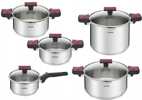 Puodų rinkinys Tefal COOK, 10 dalių