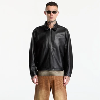 Obey Workman PU Jacket Black - Dydis L (121800631-BLK Striukės)