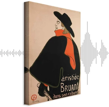 Paveikslas Aristide Bruant savo kabarete