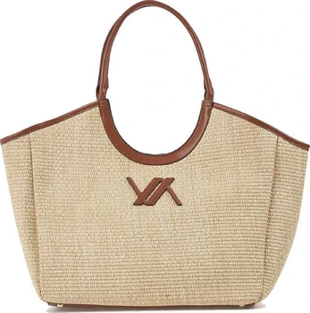 Verde Women's 2-in-1 handbag 16-8490 beige