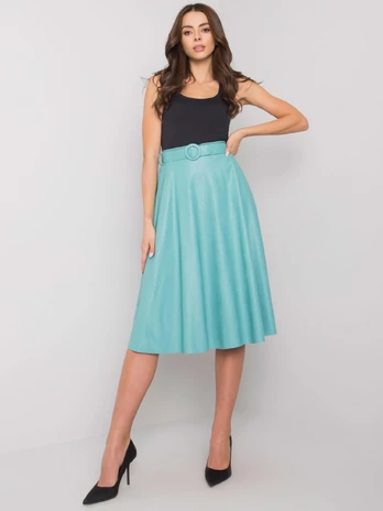 Italy Moda Spódnica-DHJ-SD-1997.06P-turquoise