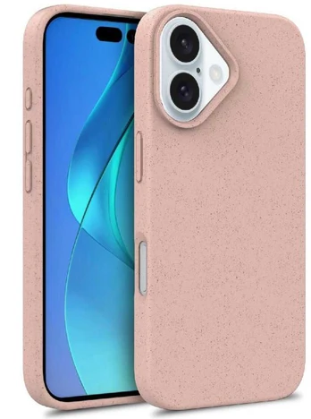 Hurtel Multiple Color Wheat Case MagSafe iPhone 16 - rožinė