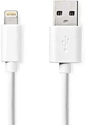Nedis USB 2.0 APPLE LIGHTNING KABELIS, MFI GODKENDT, USB-A: