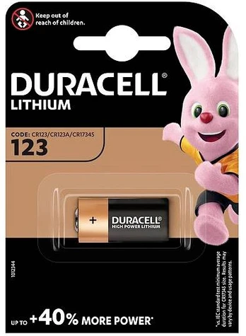 Duracell CR123 baterija