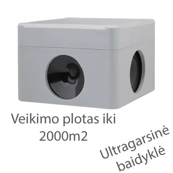 Profesionali ultragarsinė baidyklė GL3, Trizzand 2000m2