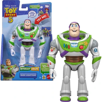 Disney Žaislų istorija 5 interaktyvi figūrėlė Buzz Lightyear Buzz Lightyear Interactables 18 cm EN