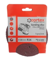 Šlifavimo diskas CORTEX, P24, 150 mm, 15 skylių, 5 vnt. kaina