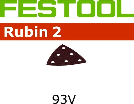 FESTOOL ARKUSZ ŚCIERNY STF V93/6 P100 RUBIN2 50szt.