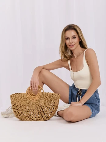 Mėlyni moteriški šortai