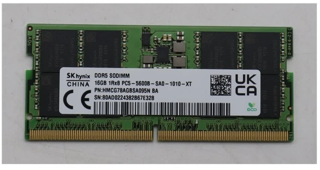 RAM Atmintis do laptopa Lenovo 16GB DDR5 SODIMM memory