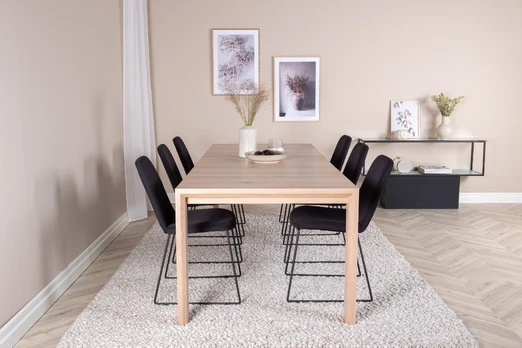 Stačiakampio formos valgomojo komplektas „Slider“.