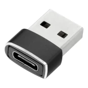 Adapteris iš USB į Type-C (OTG) juodas kaina