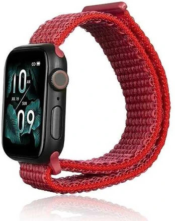 Beline dirželis Apple Watch Nylon 42|45|45|49mm raudona |red