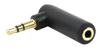 KABELIS ADAPTERIS GARSO 3,5 mm / ANGLED A-3,5M-3,5FL GEMBIRD