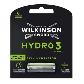 WILKINSON_Sword Hydro 3 skustuvų peiliukai, 8 vnt.