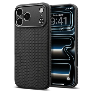 Dėklas SPIGEN case LIQUID AIR for IPHONE 17 Pro/ 18 Pro matte juodas