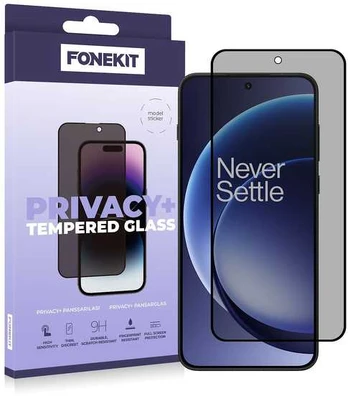 FoneKit Privacy+ Full Cover panssarilasi, OnePlus 15R