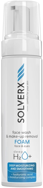Solverx Deep H2O+ veido valymo putos 200ml