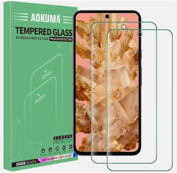 Google Pixel 8 Pro 2vnt apsauginių stiklų pakuotė Aokuma