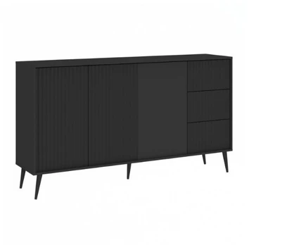 Komoda Intermeble Barcelona 3D3S, juoda