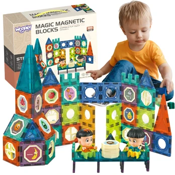 Woopie magnetinių blokų pilis 98 EL.