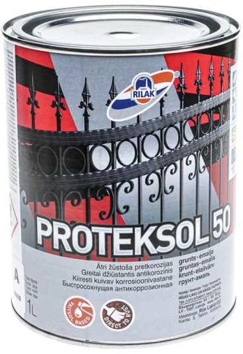 Gruntas- dažai Rilak PROTEKSOL-50, baltas, 0.9 l