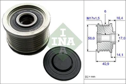 INA 535 0213 10 Freewheel alternator pulley