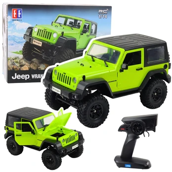 Rc visureigis Double E Jeep Wrangler, 1:14, žalia