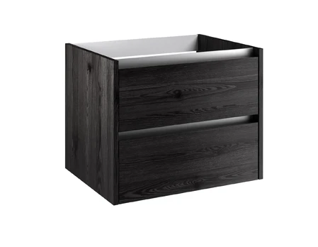 Apatinė spintelė Kame City 60 cm, juodas ąžuolas