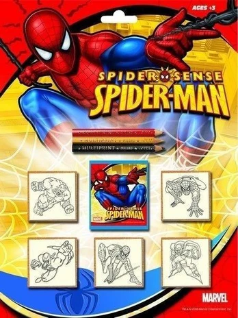 Multiprint MULTIPRINT SPIDERMAN SEALS BLISTER 5 Vnt