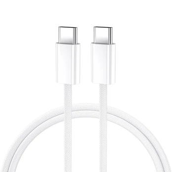 BWOO Woven 60W USB-C to USB-C cable, 2 m