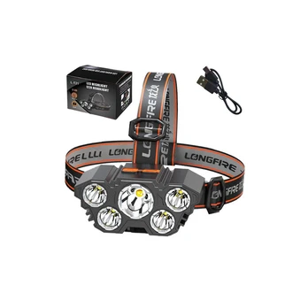 Lean LED Headlamp Headlamp 5 Diodes Motion Sensor 4 Lighting Modes