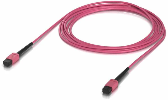Ubiquiti Indoor OM4 multi-mode fiber patch cable with MPO-12 Type