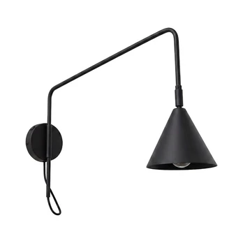 Sollux Lighting sieninis šviestuvas Nox 1, juodas