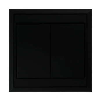 Išpardavimas // Łącznik p/t schodowy Luna, 10A, 250V, WP-5L, czarny