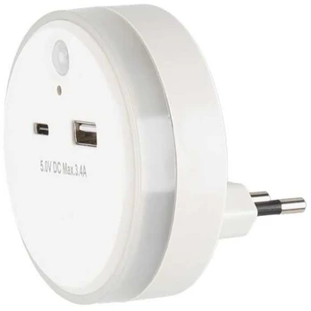 Tarmo USB-Charger and Night Light with motion detector