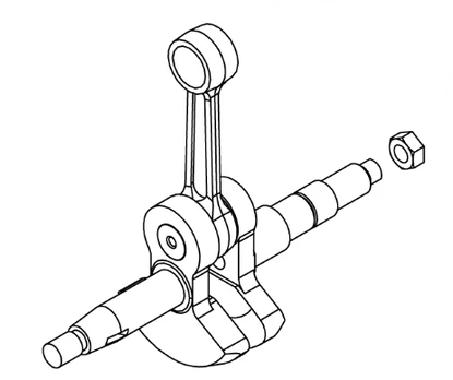 Crancshaft 452S, CS-452ESX, Echo