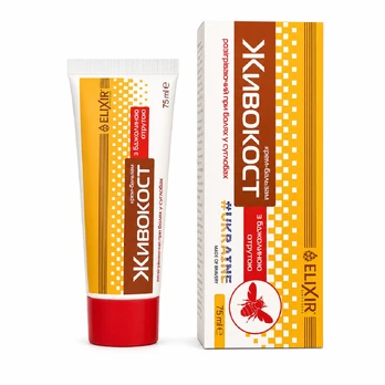 Elixir kremas-balzamas su vaistine tauke ir bičių nuodais, 75 ml
